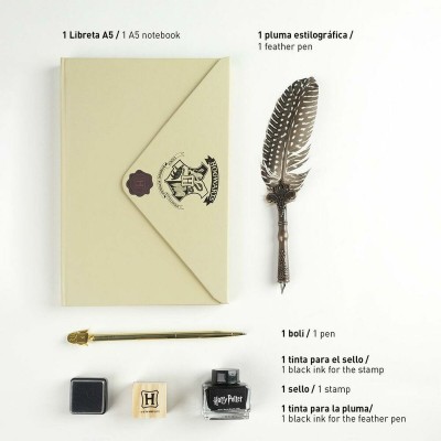 Set di Cancelleria Harry Potter 2100003662 Bianco Set di Cancelleria Harry Potter 2100003662 Bianco